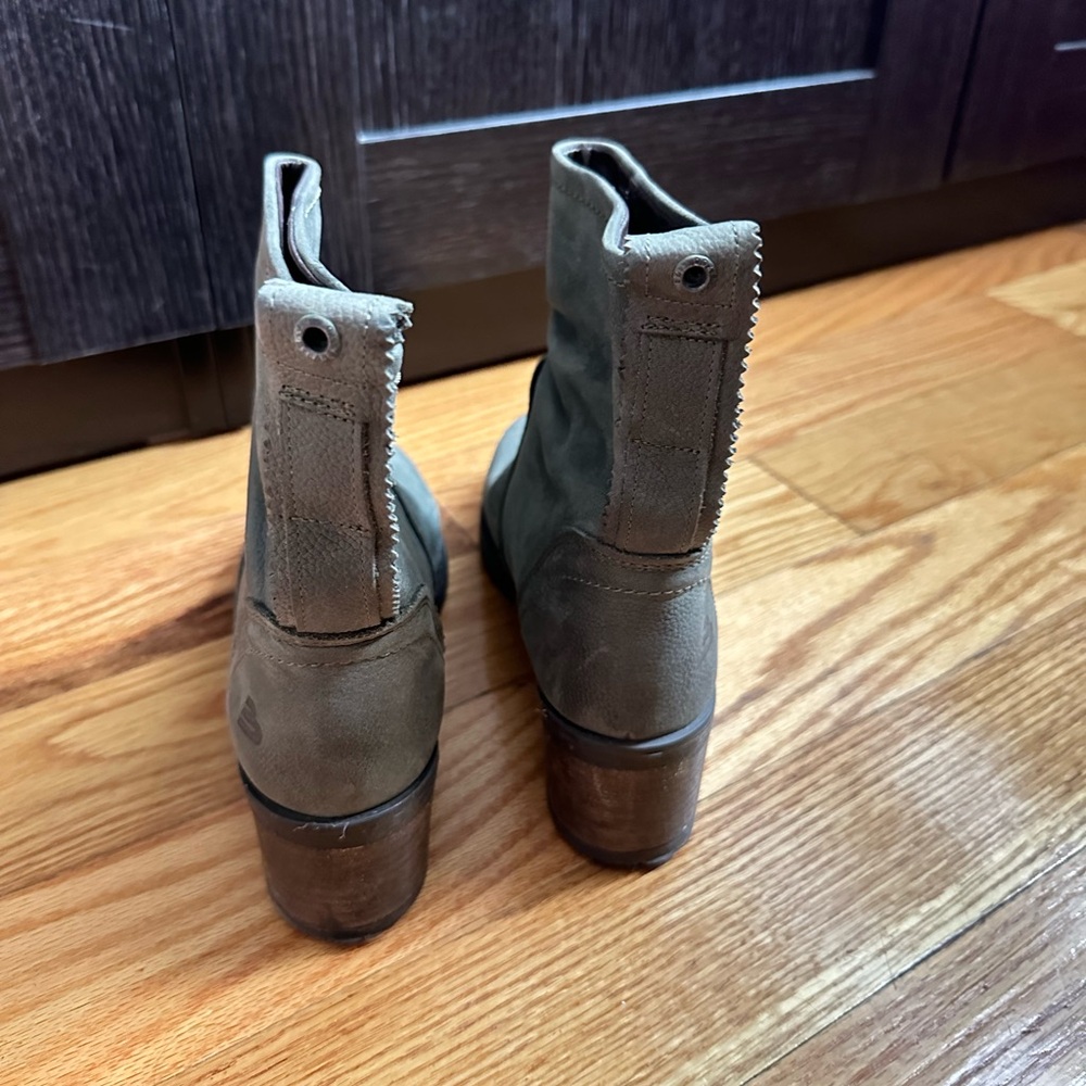 Leather Booties - image 4